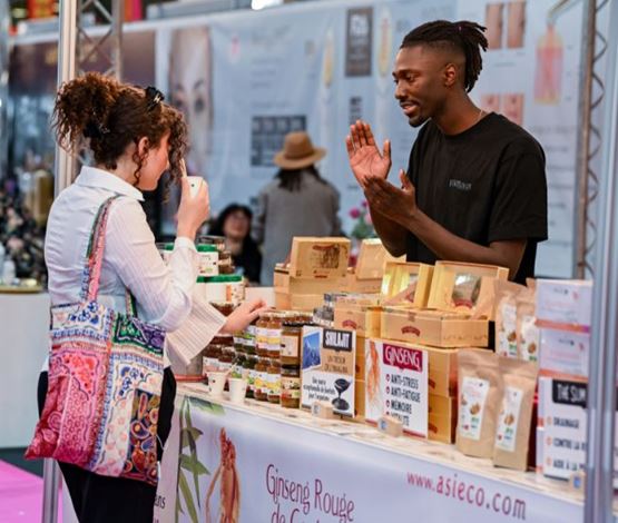 Artisan exposant sur Foire de Paris