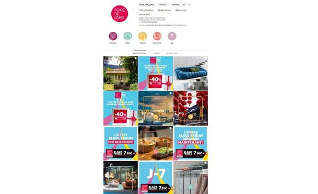 Votre message sur les réseaux sociaux officiels Foire de Paris
