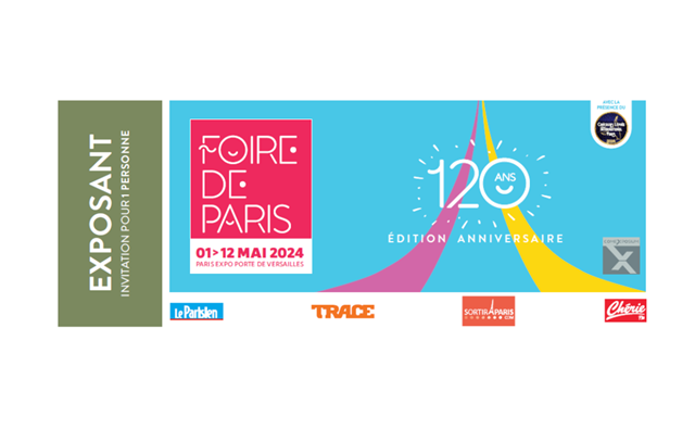 e-carte d'invitation à Foire de Paris